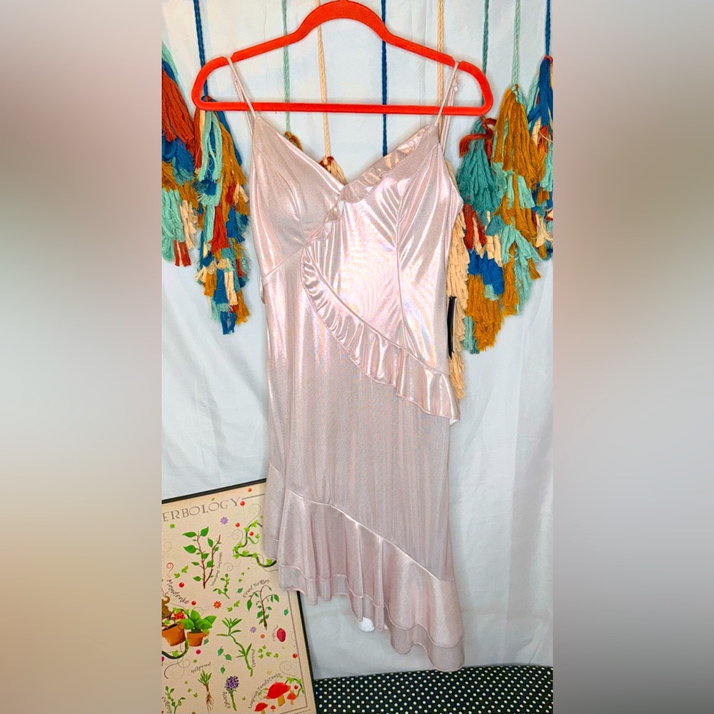 City Vibes Rose Gold Cocktail Dress Size 5